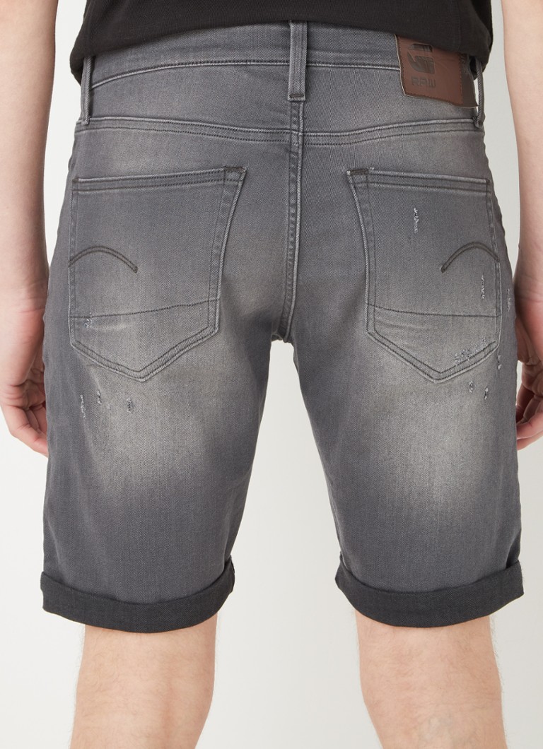 Pantaloni scurți din denim G-Star RAW Slim Fit, spălați