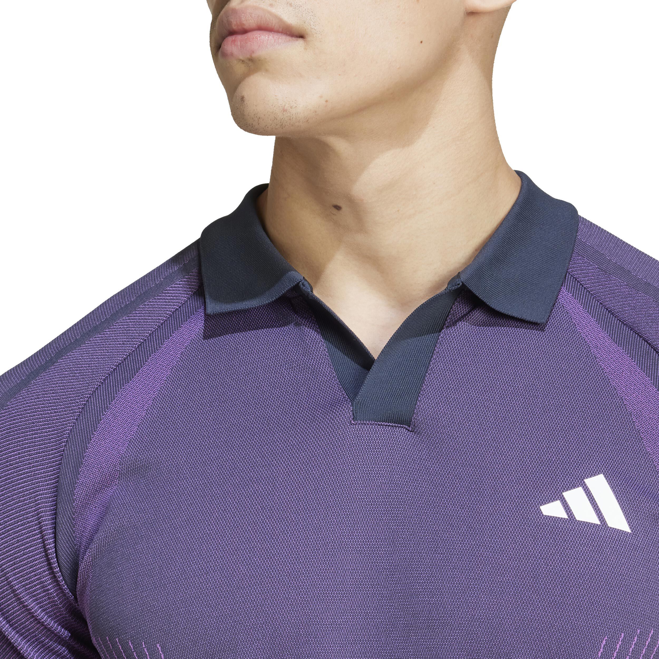 Seamless Pro Polo Herren - Lila, Berry