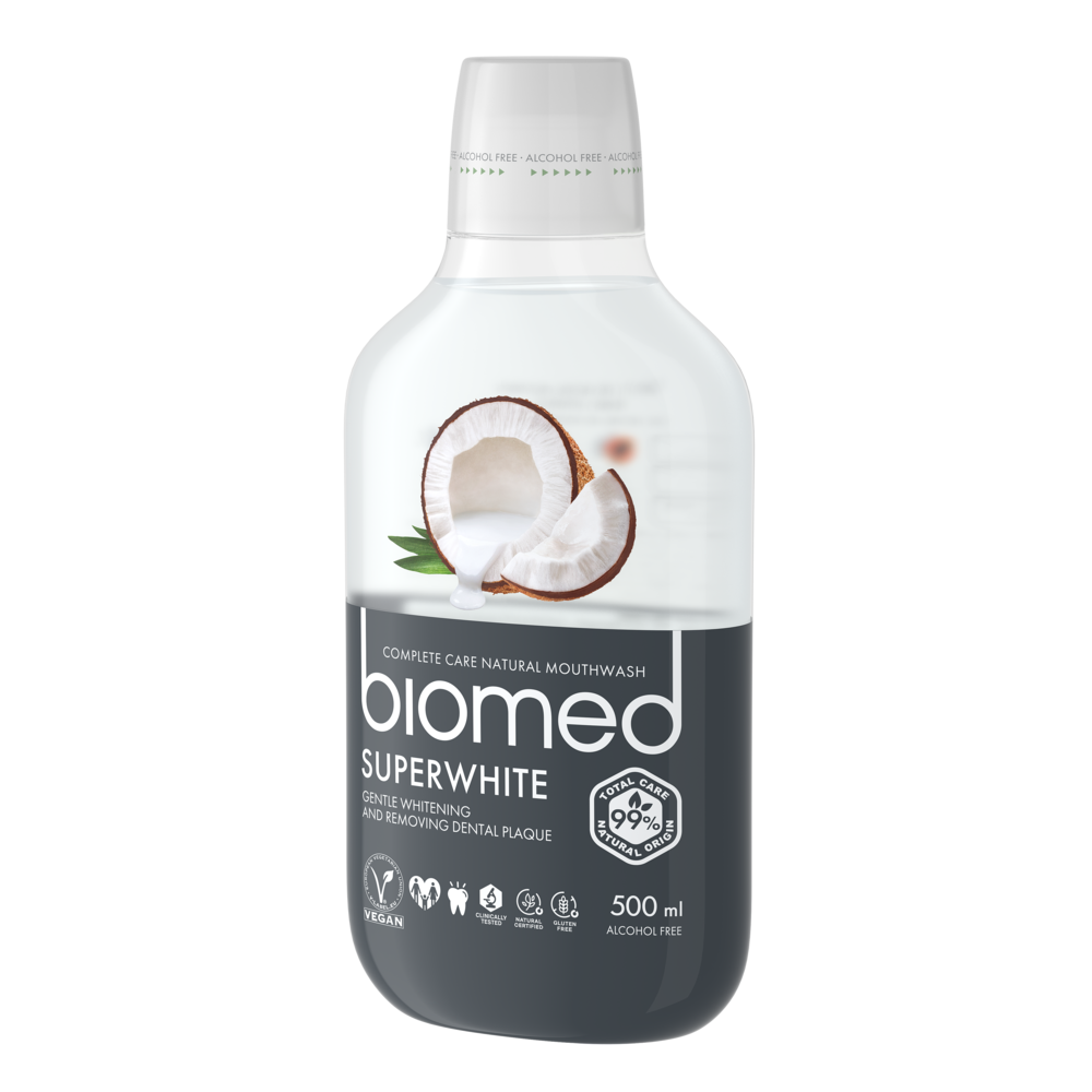 Biomed Mundspülung Superwhite 500 ml