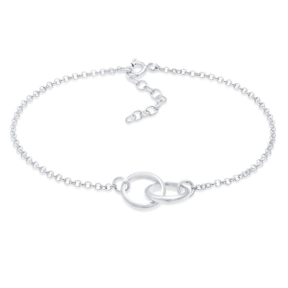 Elli Elli Bracelet Colliers pour femmes reliés en 925/1000 argent massif Bracelet