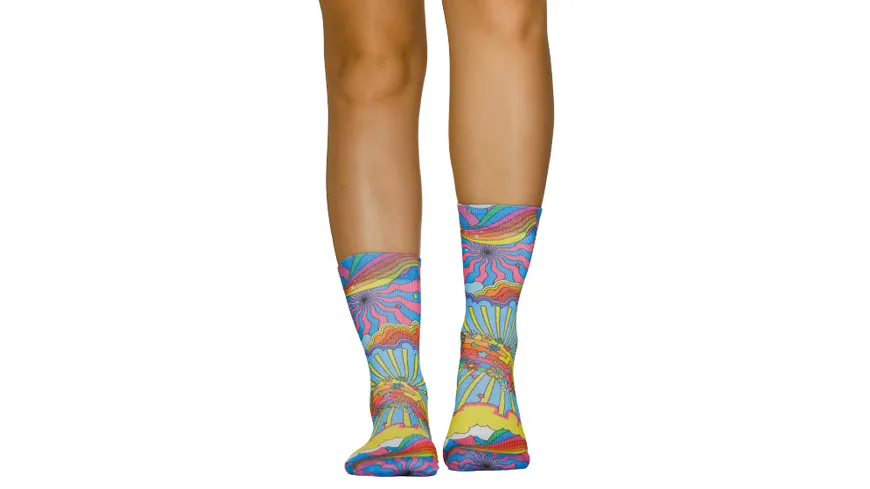 wigglesteps Damen Socken COLOR LAND Light Blue