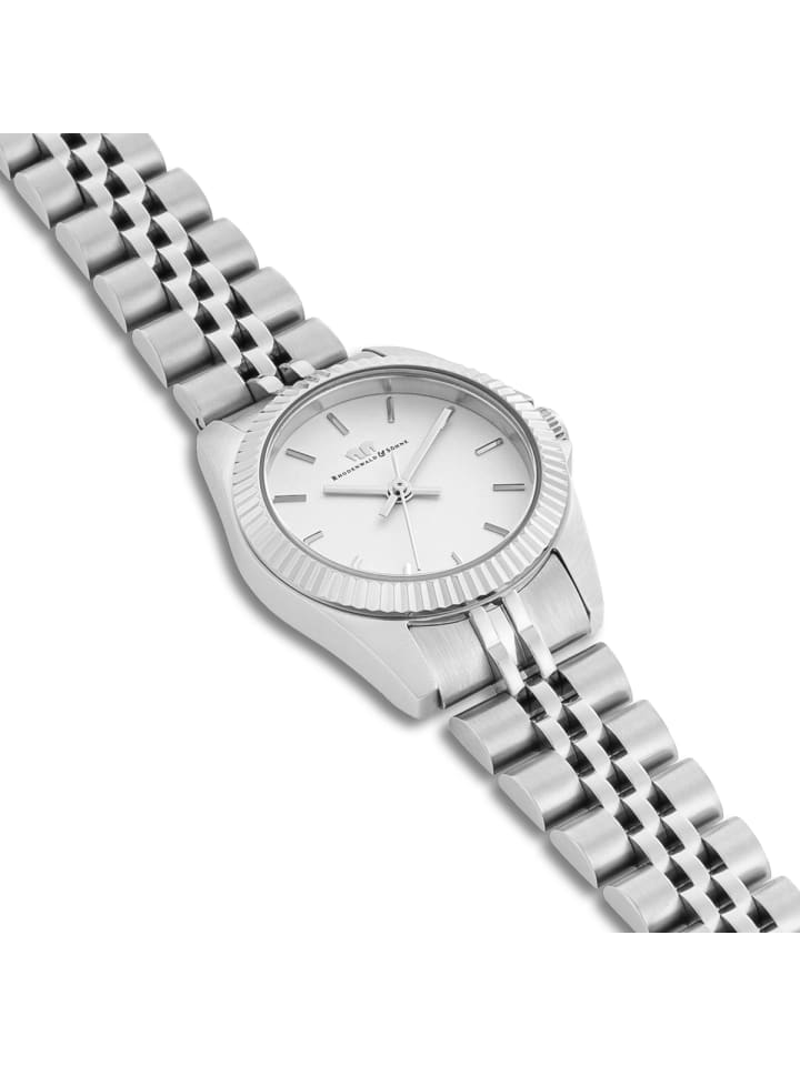 Rhodenwald & Söhne Damen Quarzuhr silber Edelstahl silber in silber günstig kaufen 22 cm