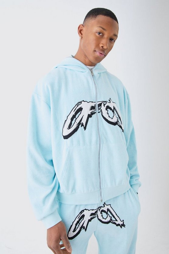 Kastiger Oversize Official Frottee Hoodie
