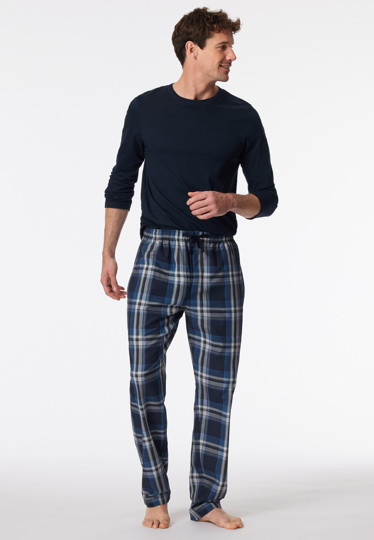 Hose lang Webware multicolor kariert - Mix+Relax