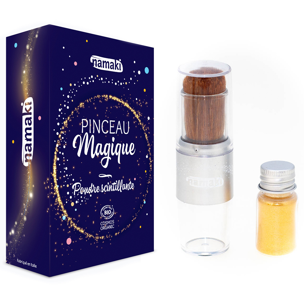 namaki Pinceau Magique & Poudre scintillante do rée Paillettes / Maquillage de fête