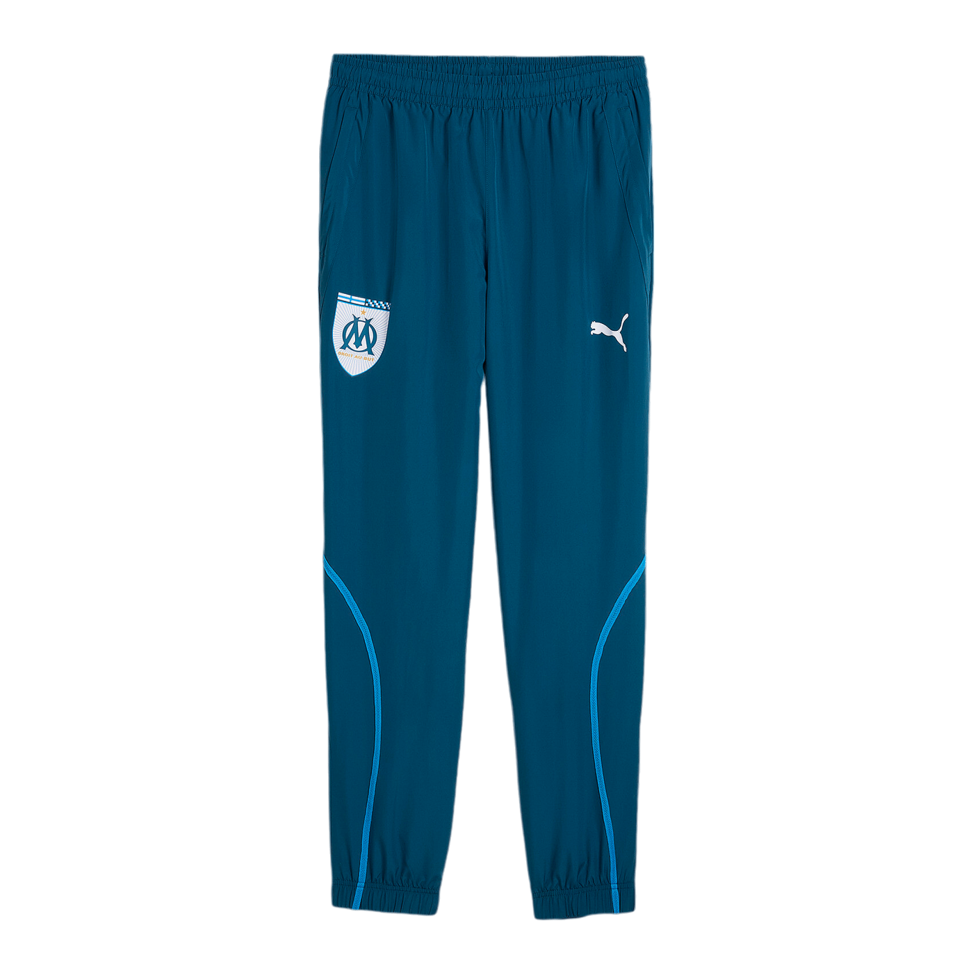 PUMA Olympique Marseille Prematch Hose 2024/2025 Blau F22