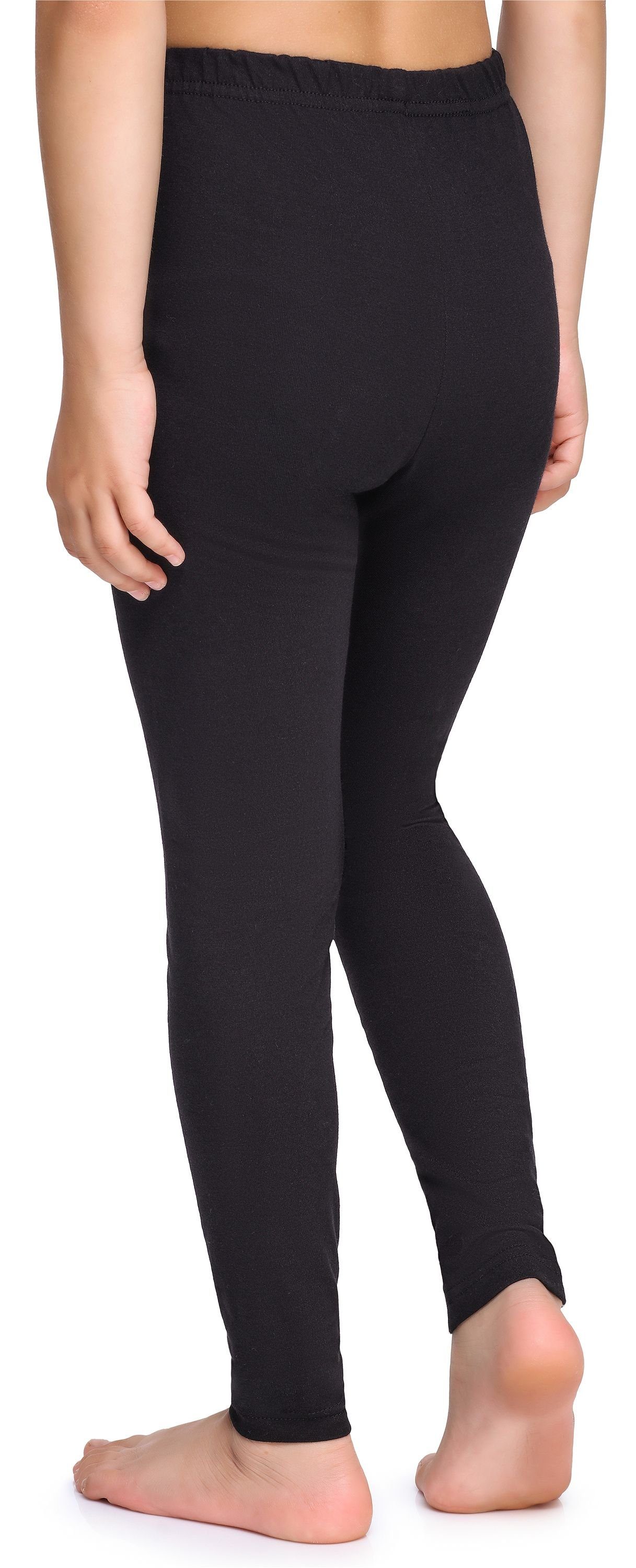 Merry Style Leggings Mädchen Lange Leggings aus Baumwolle MS10-225 (1-tlg) elastischer Bund