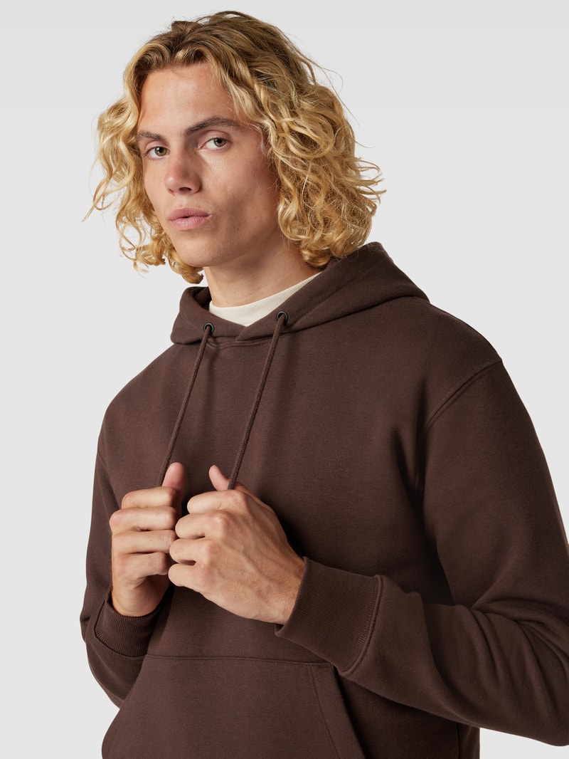 Hoodie mit Känguru-Tasche Modell 'ESTAR' in mittelbraun