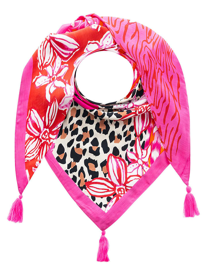 Zwillingsherz Dreieckstuch in Pink - (L)200 x (B)95 cm günstig kaufen onesize