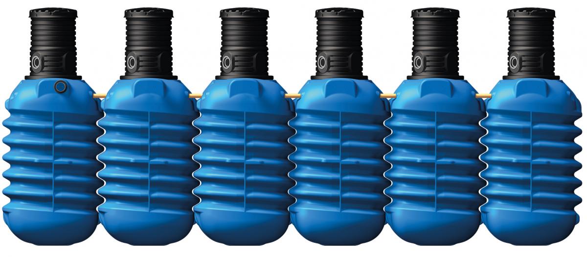 4rain MODULARIS Erdtank-Komplettpaket 15.000 L Garten-Comfort