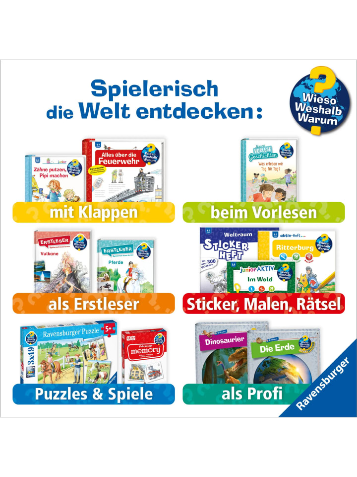 Ravensburger Wieso? Weshalb? Warum? junior, Band 56: Heute, morgen, jetzt und gleich günstig kaufen onesize