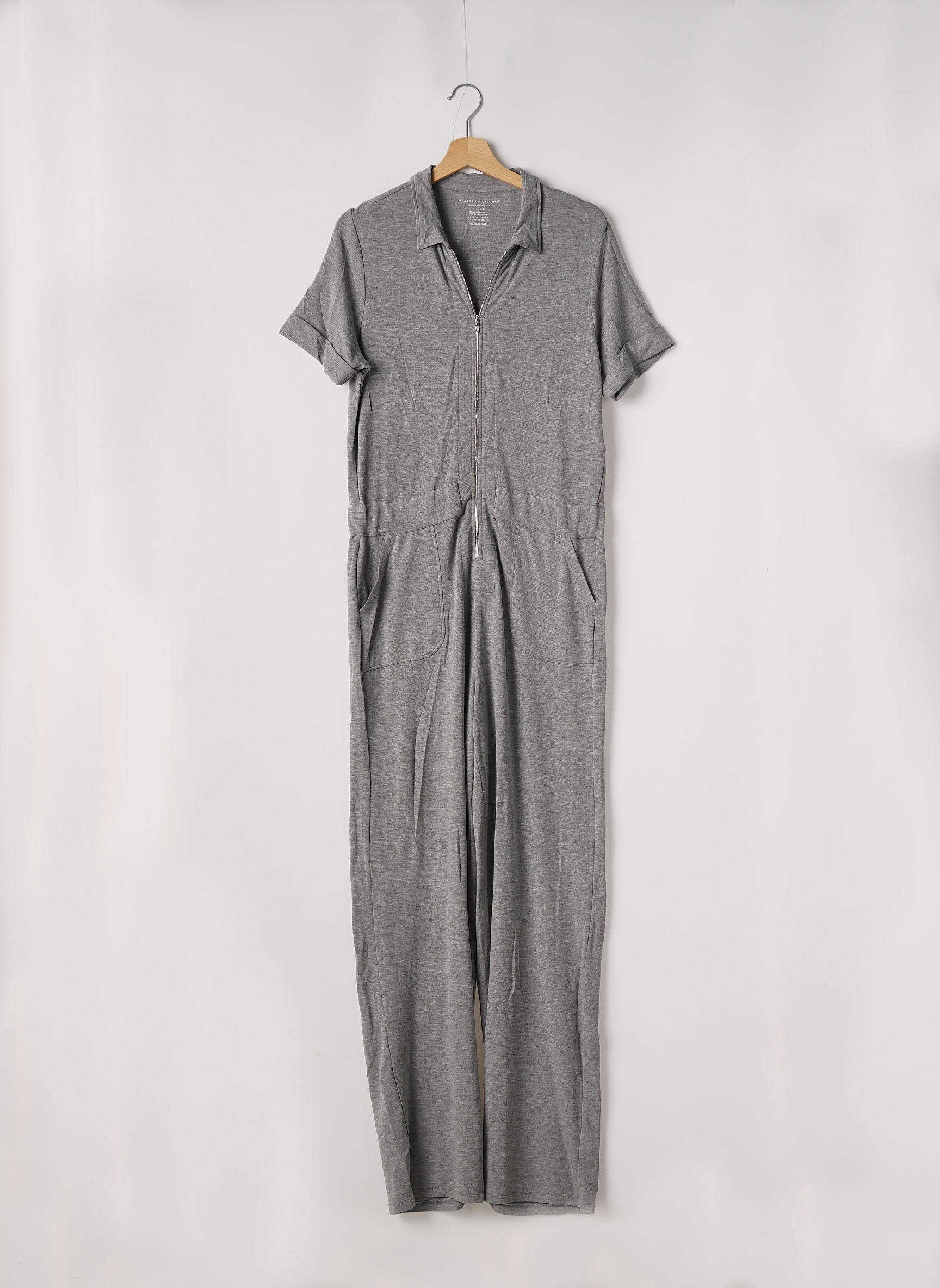 Majestic Filatures Combinaisons 1 Femme couleur gris