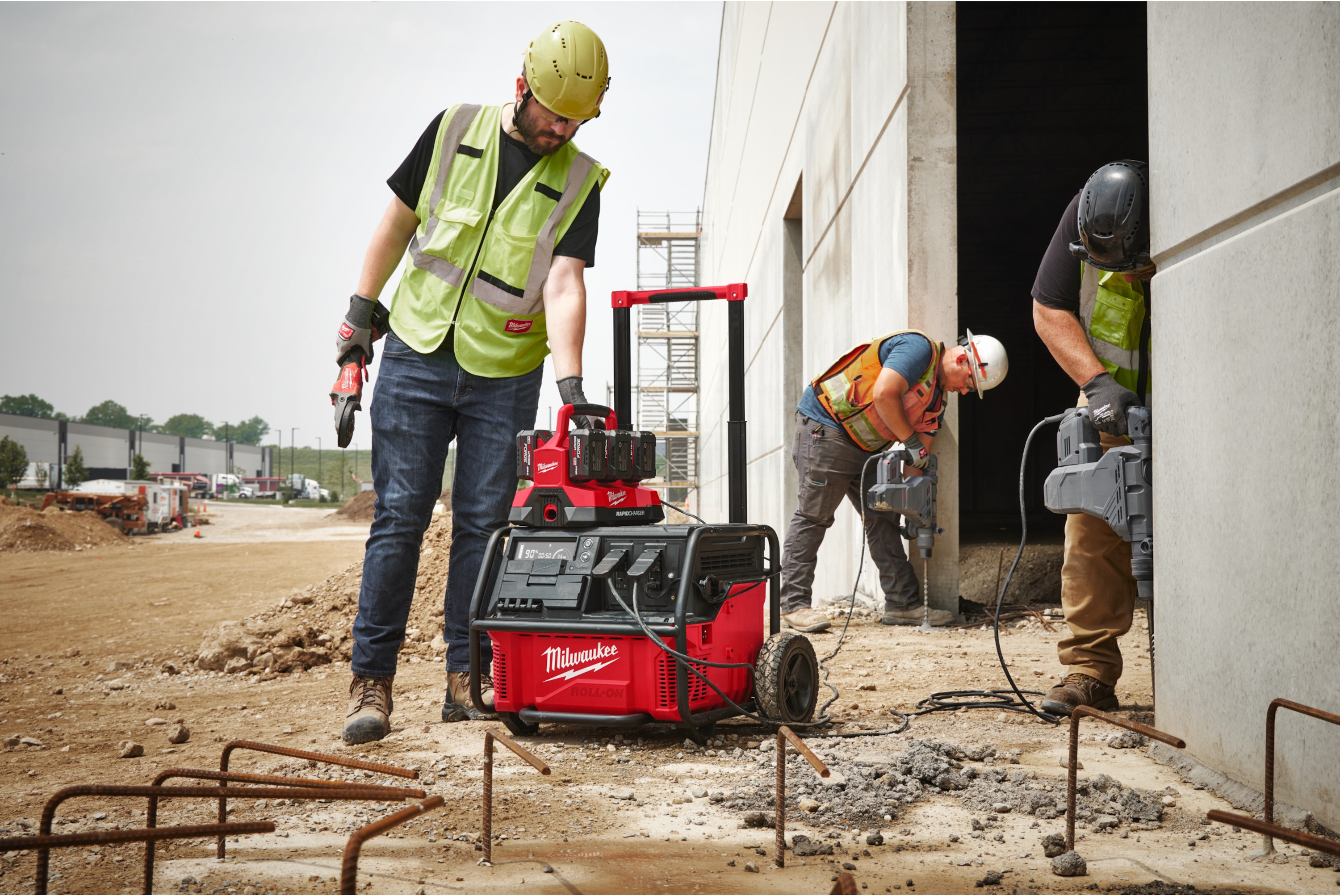 Αξεσουάρ Milwaukee 4933492133 Γεννήτρια τροφοδοτικού ROLL-ON 7200/ 3600 W 2,5 KWH