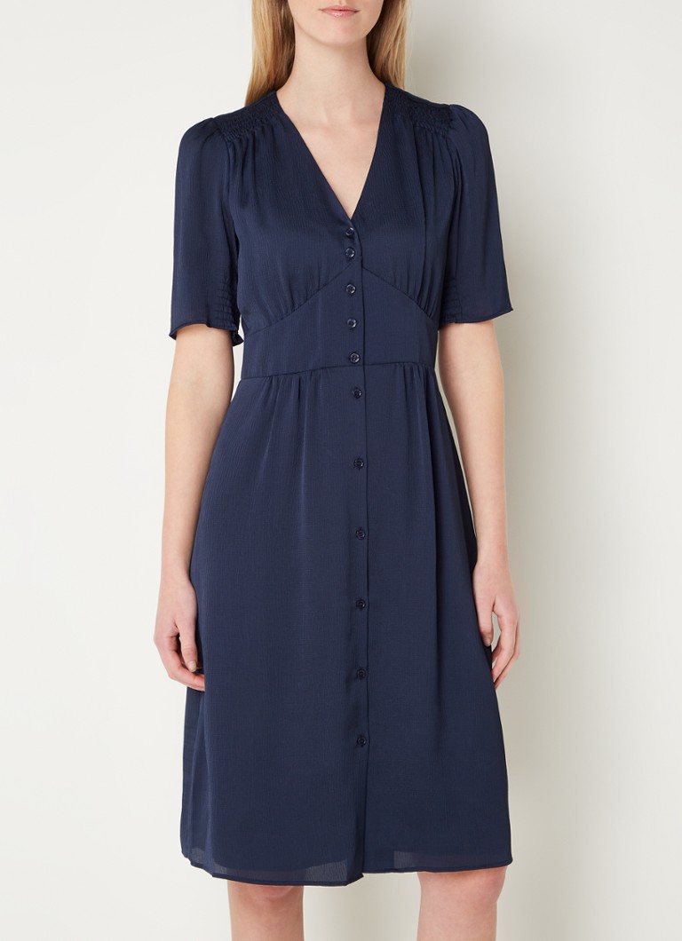 Vestido camisero midi Elonie de Gerard Darel en tejido elástico.