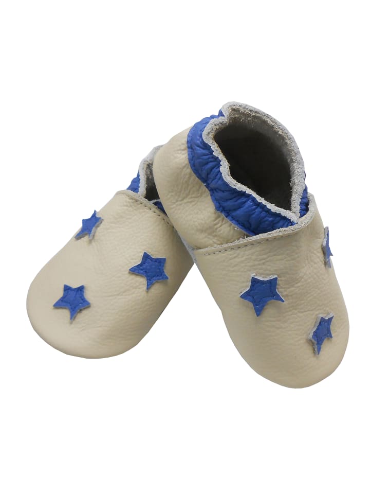 Yalion Leder-Krabbelschuhe 