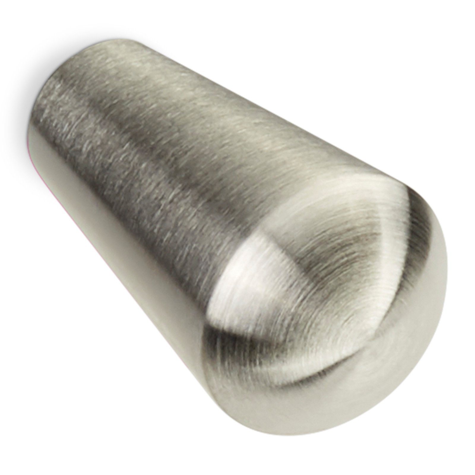 SO-TECH® Möbelknopf EK07 Ø 15 – 30 mm Edelstahl gebürstet, Edelstahl gebürstet Knopf Knauf incl. Schrauben