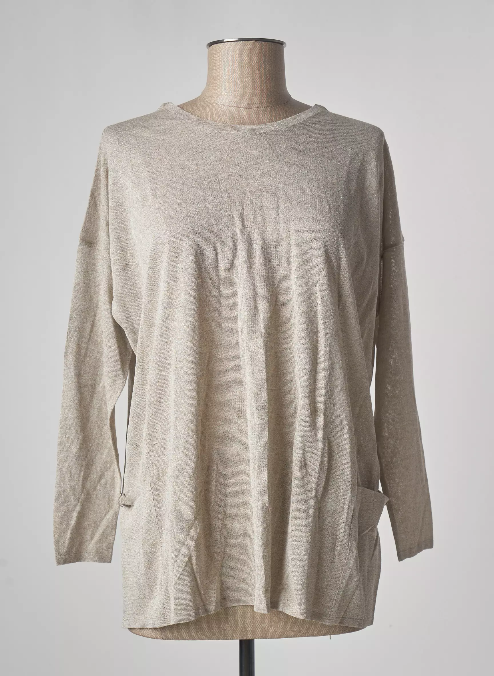 Poles Pulls Femme couleur beige