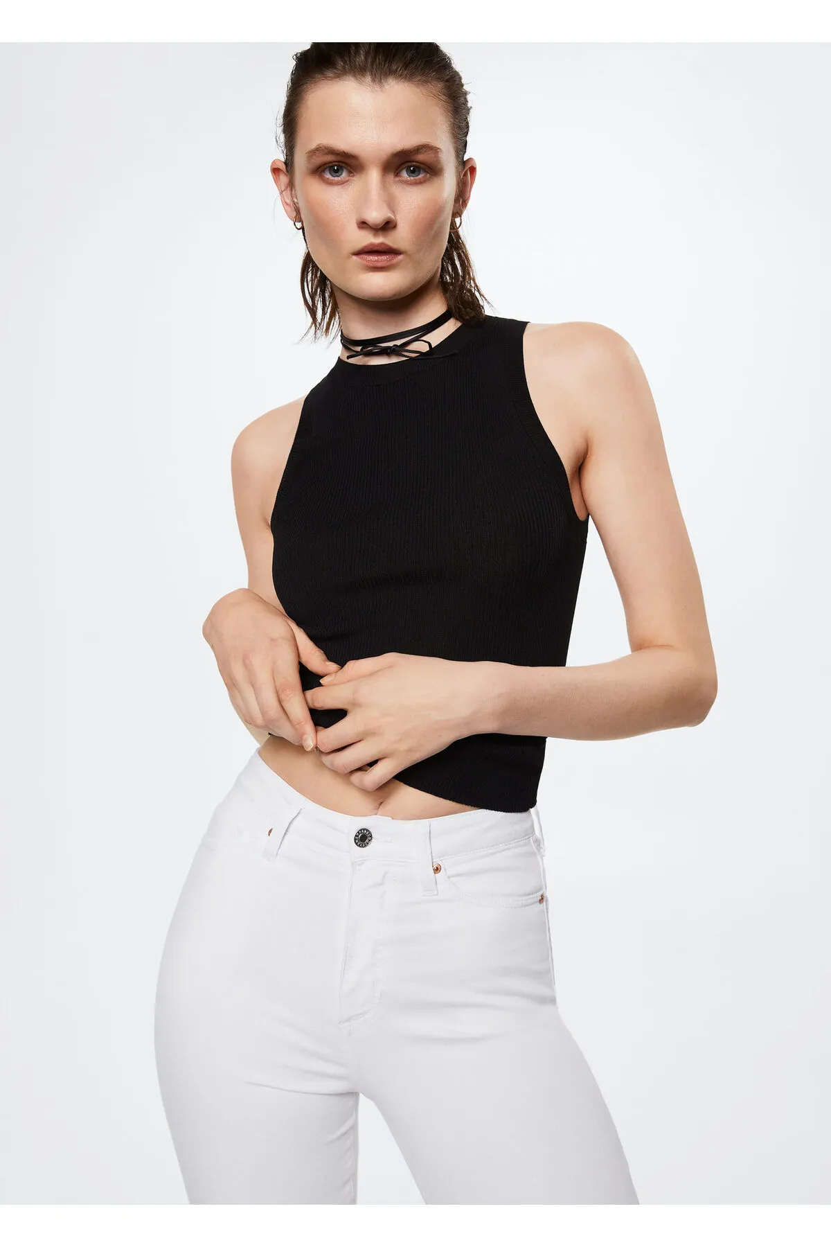 MANGO  Weiße Damenjeans 37040353