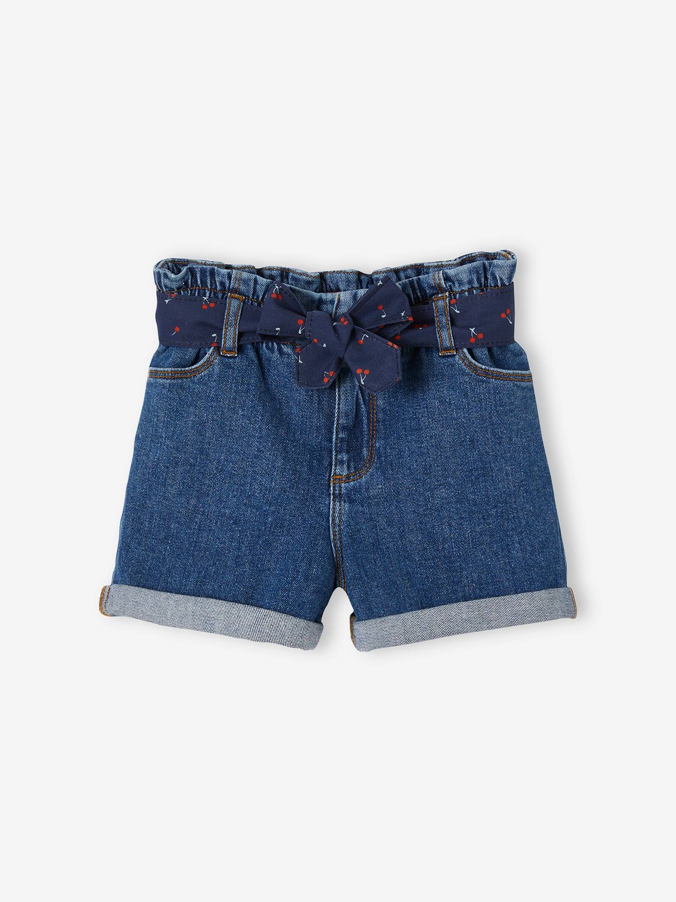 Vertbaudet Mädchen Shorts - blue stone