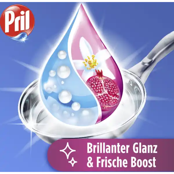 Kraftgel Power & Perlen Handspülmittel Granatapfel & Orangenblüte