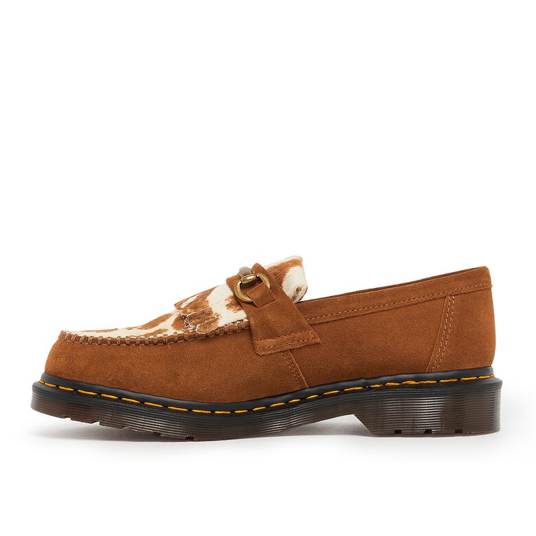 Dr. Martens Adrian Snaffle Loafer pecan brown repello calf suede