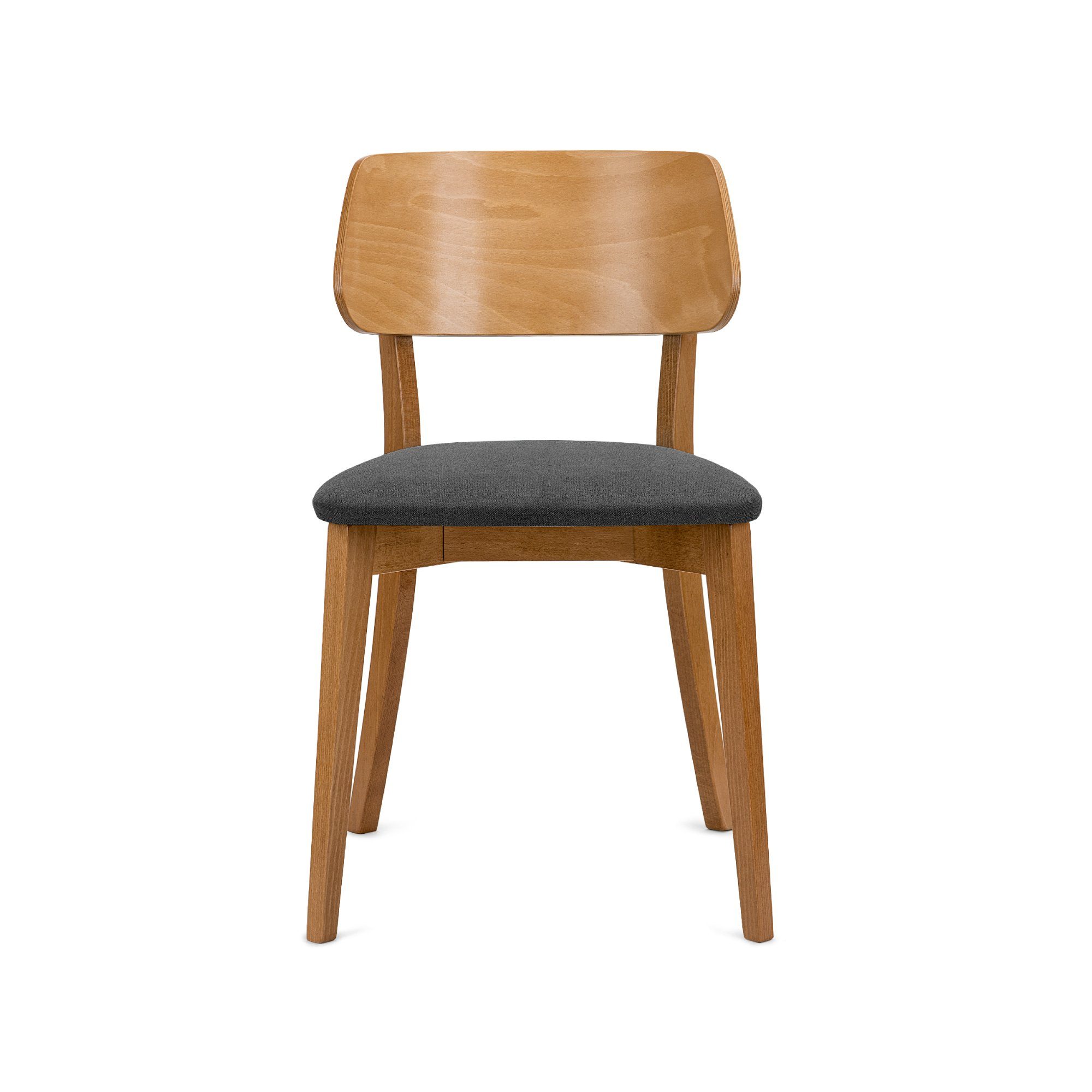 Konsimo Holzstuhl VINIS Wohnzimmerstühl Esszimmer Stühl Polsterstüh Küchenstühl Eiche (Esszimmerstühl, 1 St), Velours-Sitz, Gestell aus Massivholz