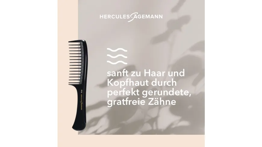 HERCULES Sägemann Griffstylerkamm Naturkautschuk