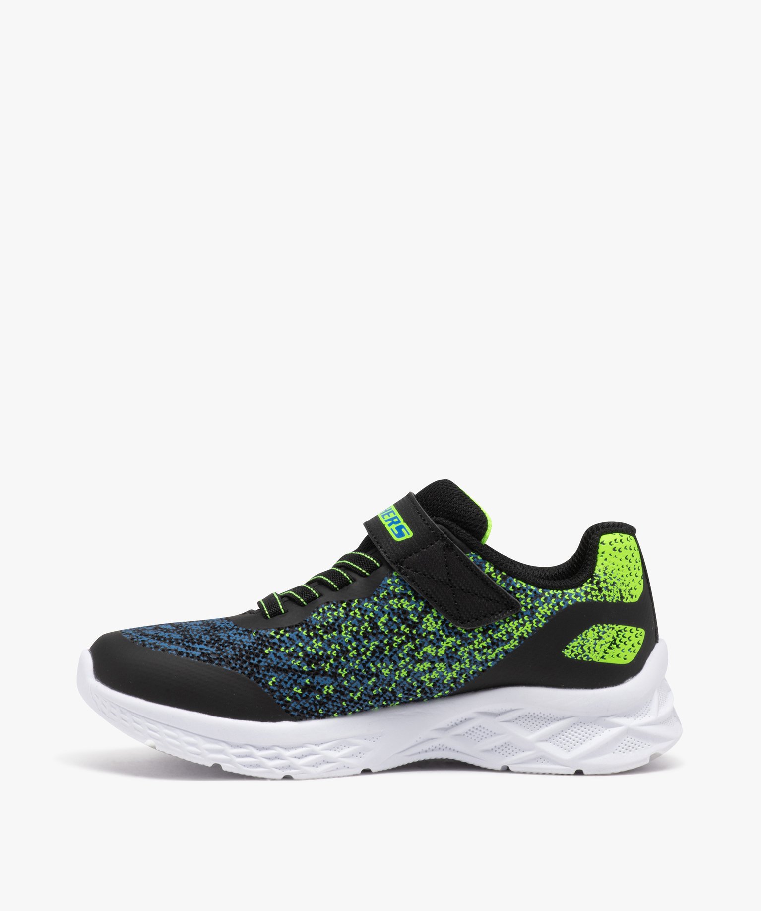 Baskets Garçons running à reliefs colorés - Skechers marine | GEMO