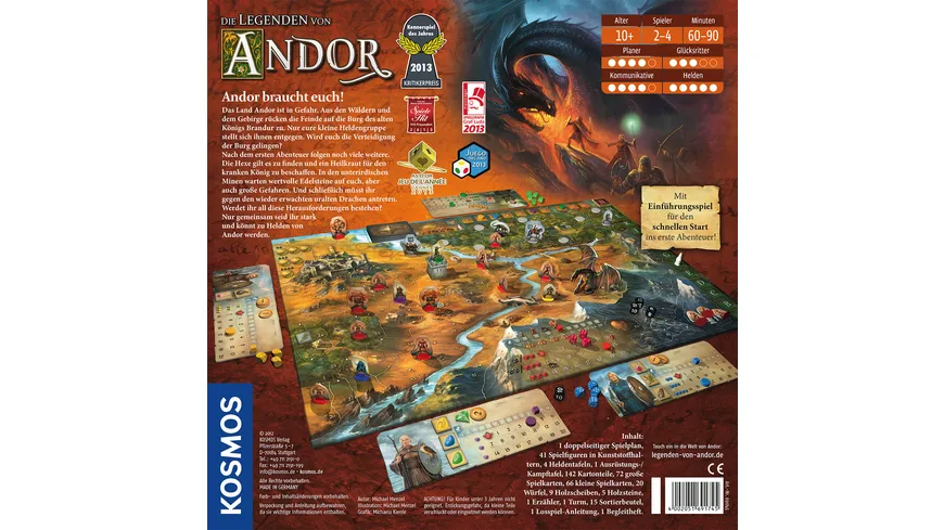 KOSMOS - Die Legenden von Andor