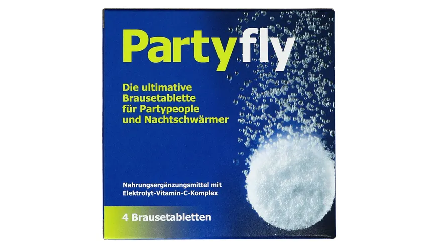 Partyfly Brausetabletten Zitronengeschmack