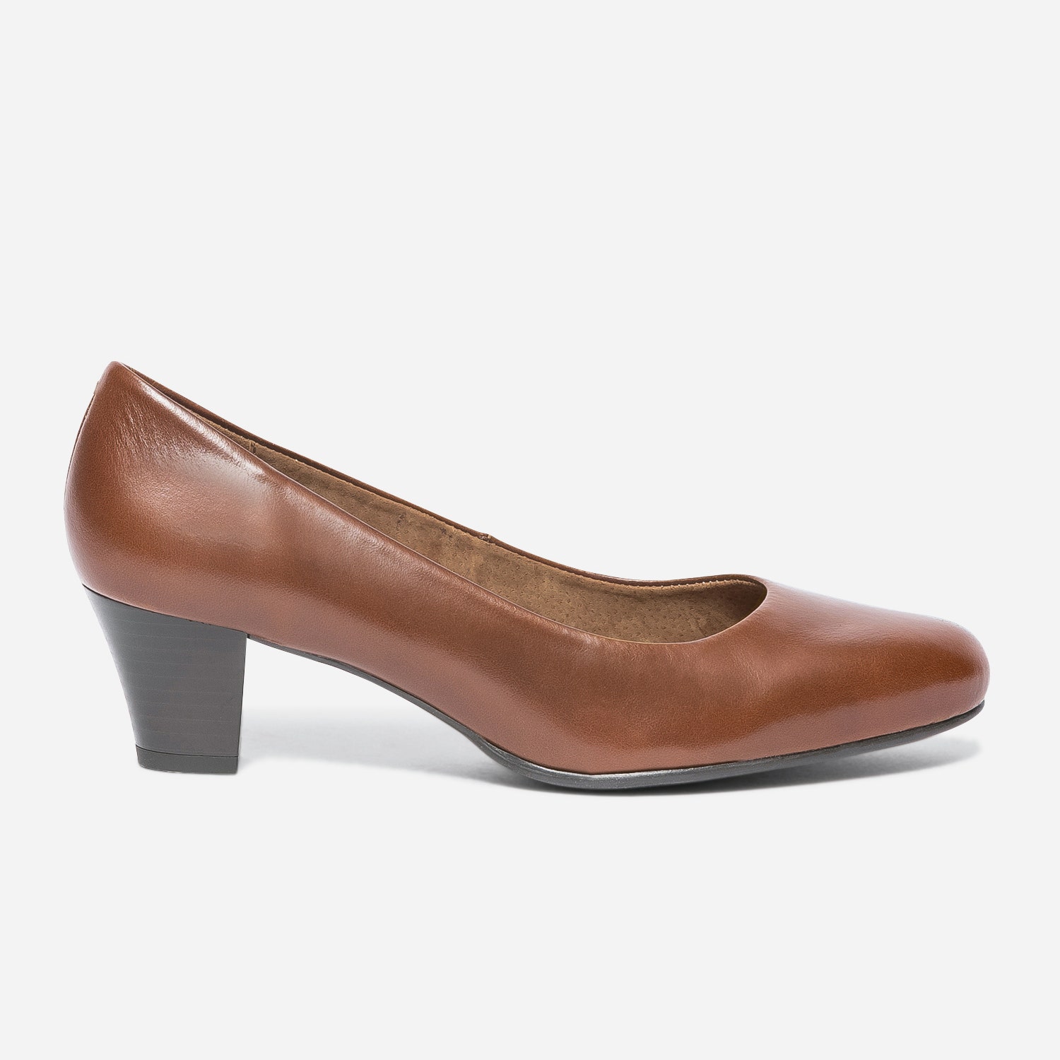 Escarpin ERAM FLEX marron en cuir