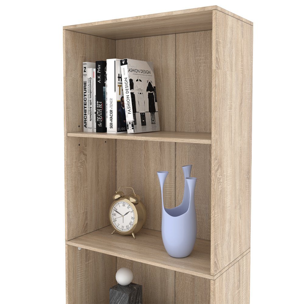 Livinity Bücherregal Wohnzimmerregal BOB Sonoma