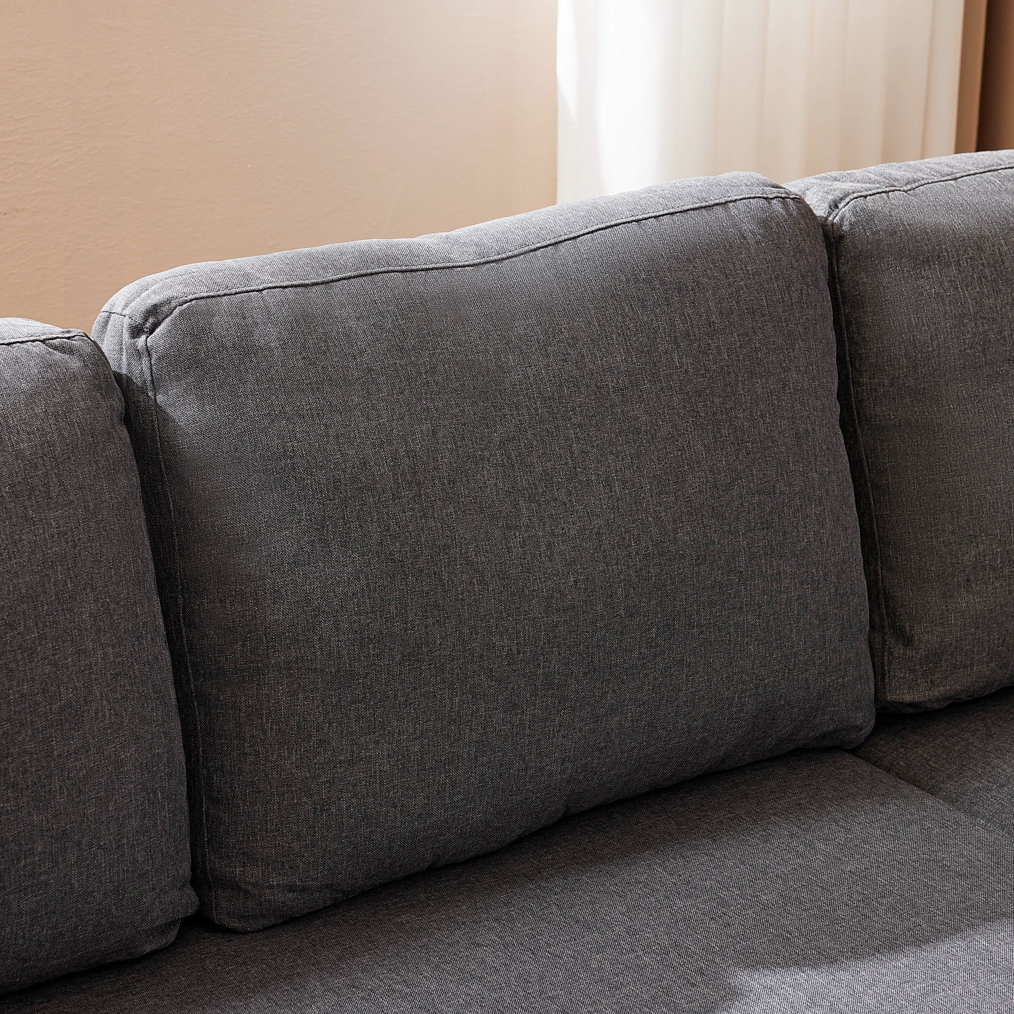 REDOM Ecksofa Schlafsofa Sofa mit Chaiselongue, mit Stauraum, Wohnzimmersofas, mit Stauraum, Wohnzimmersofas