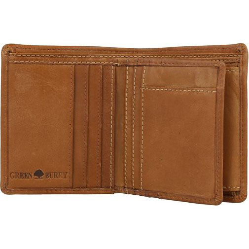 Greenburry Tornado Geldbörse RFID Schutz Leder 9 cm