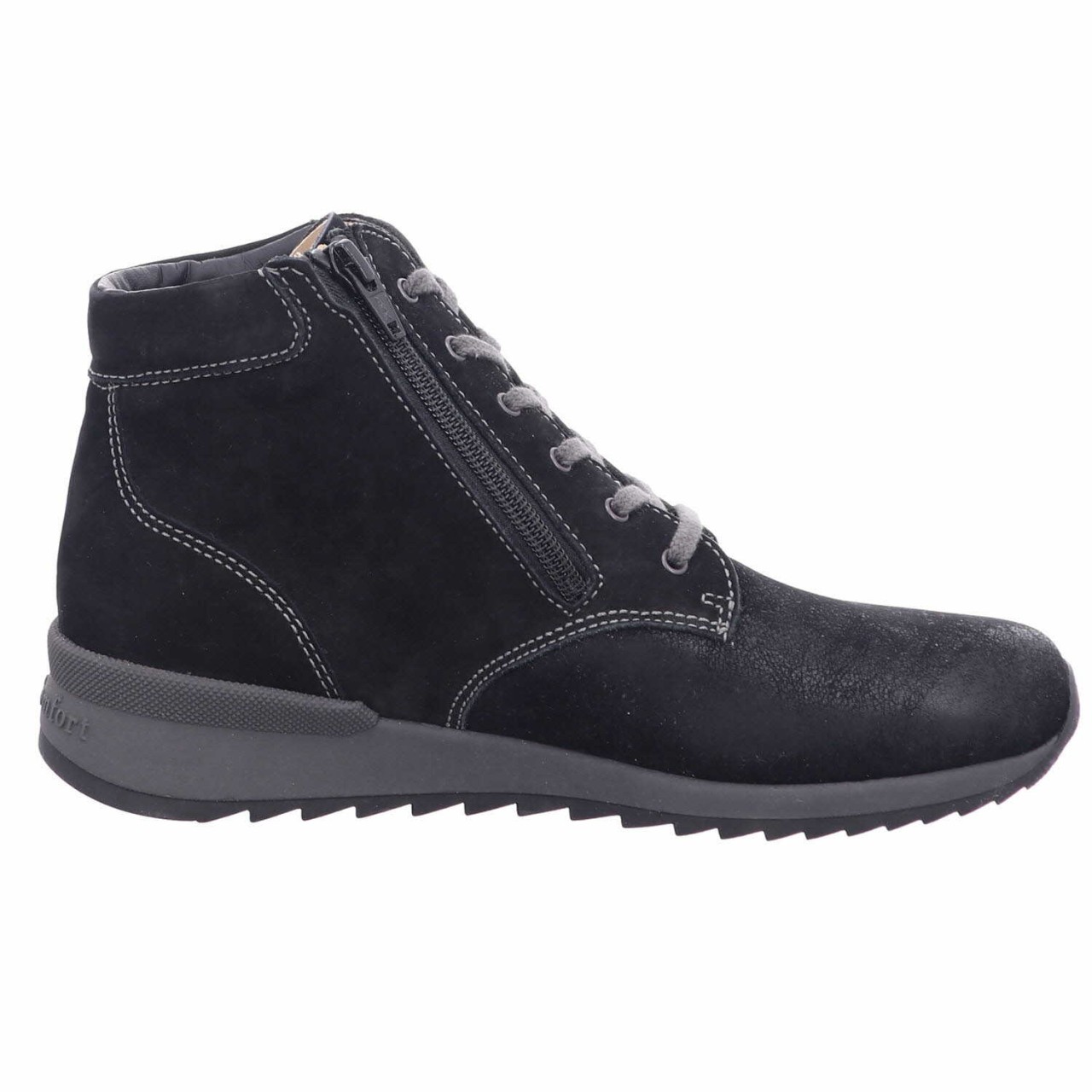 FINN COMFORT Schnür-Stiefeletten schwarz