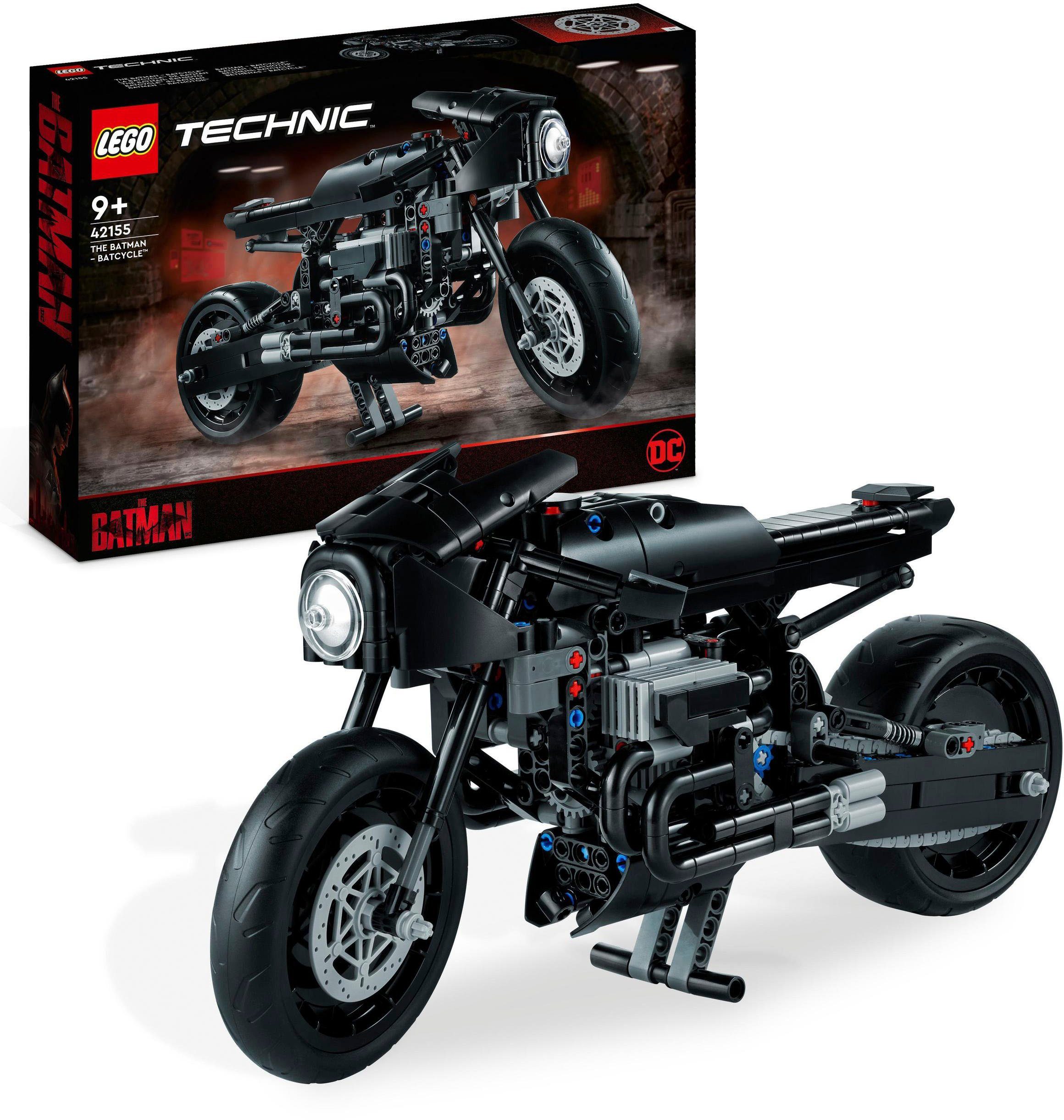 LEGO® Konstruktionsspielsteine THE BATMAN – BATCYCLE (42155), LEGO® Technic, (641 St)