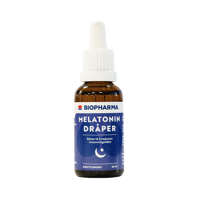 Biopharma Melatonin dråper 30 ml Biopharma