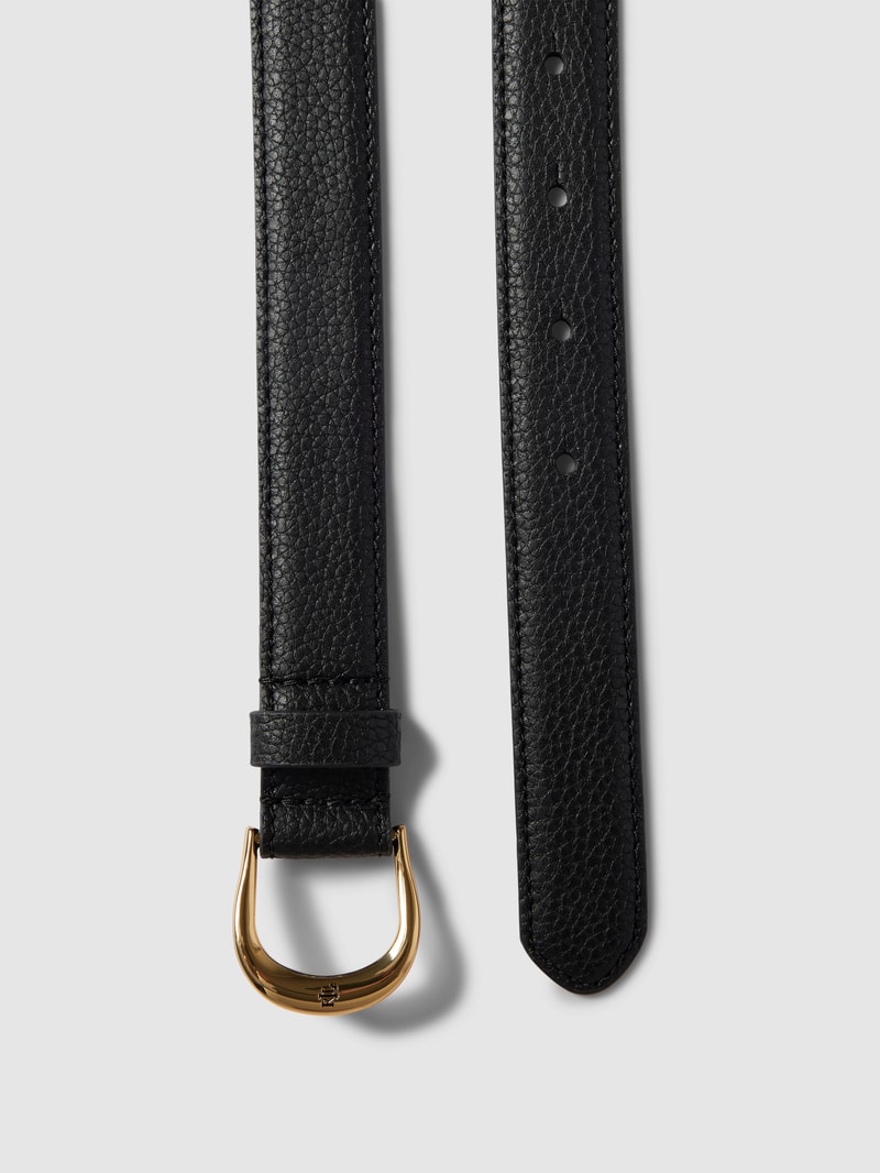 Gürtel mit Label-Detail Modell 'KENTON' in schwarz