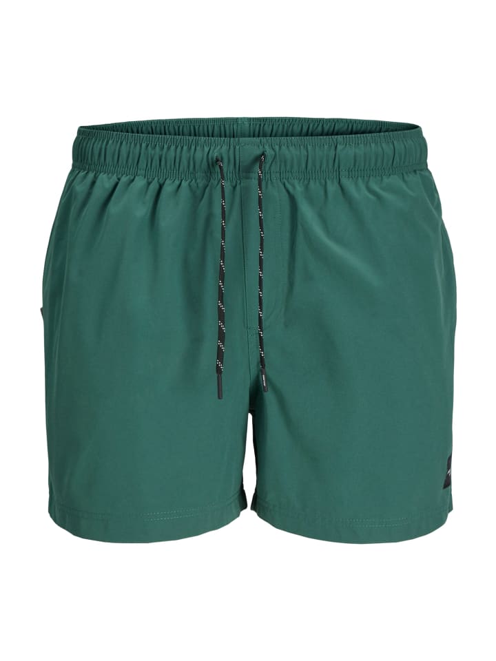 Jack & Jones Badeshorts 'Maui' in dunkelgrün günstig kaufen
