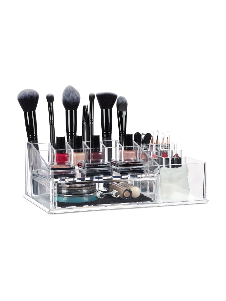 relaxdays Makeup Organizer in Transparent günstig kaufen onesize