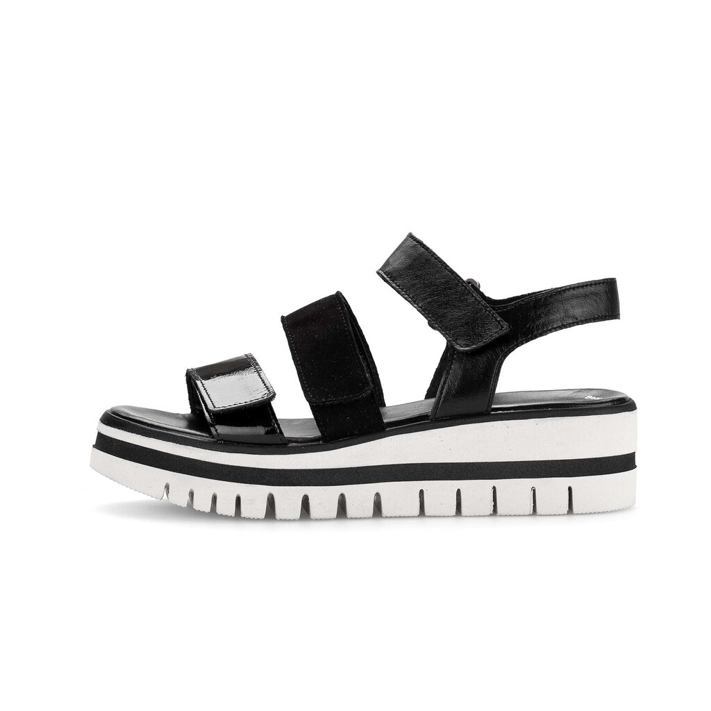 Gabor fashion Plateau Sandale schwarz