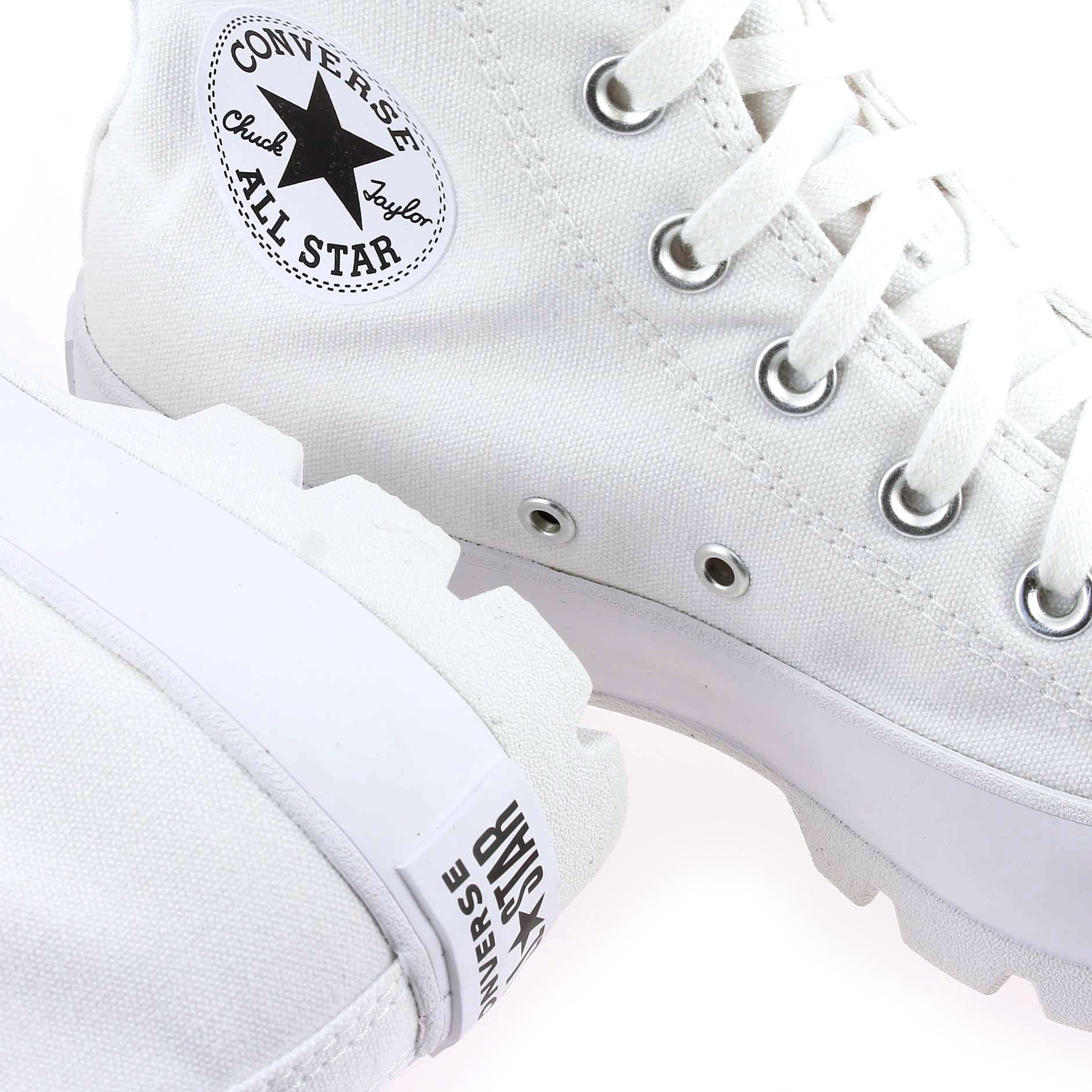 Converse  CHUCK TAYLOR ALL STAR LUGGED HI - Blanc