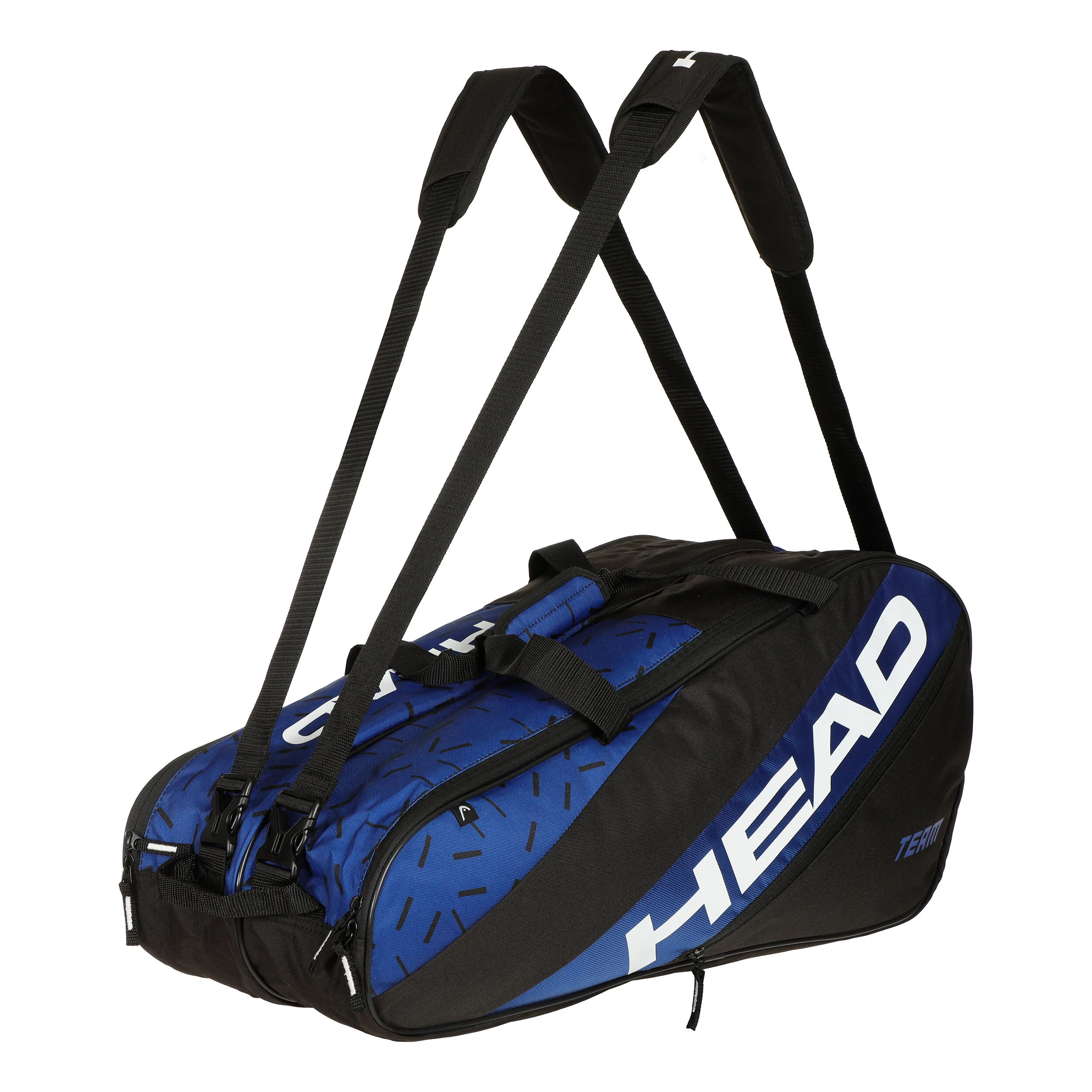 Team Racquet Bag L Schlägertasche - Schwarz, Blau