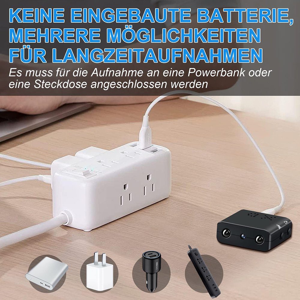 GelldG Mini Kamera Videokamera HD 1080P Überwachungskamera Sicherheitskamera Überwachungskamera