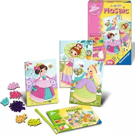 Mosaic Junior Princess - Bastelset für Kinder ab 4 Jahren