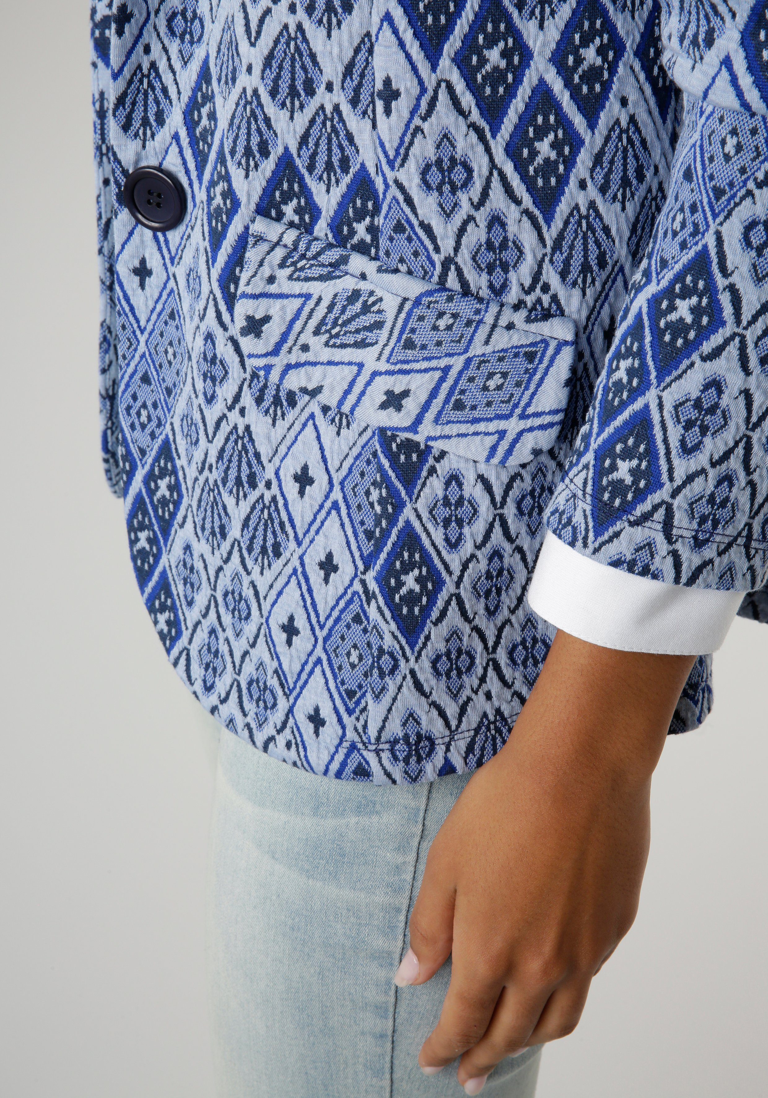 Aniston SELECTED Kurzblazer aus strukturiertem Jacquard - NEUE KOLLEKTION