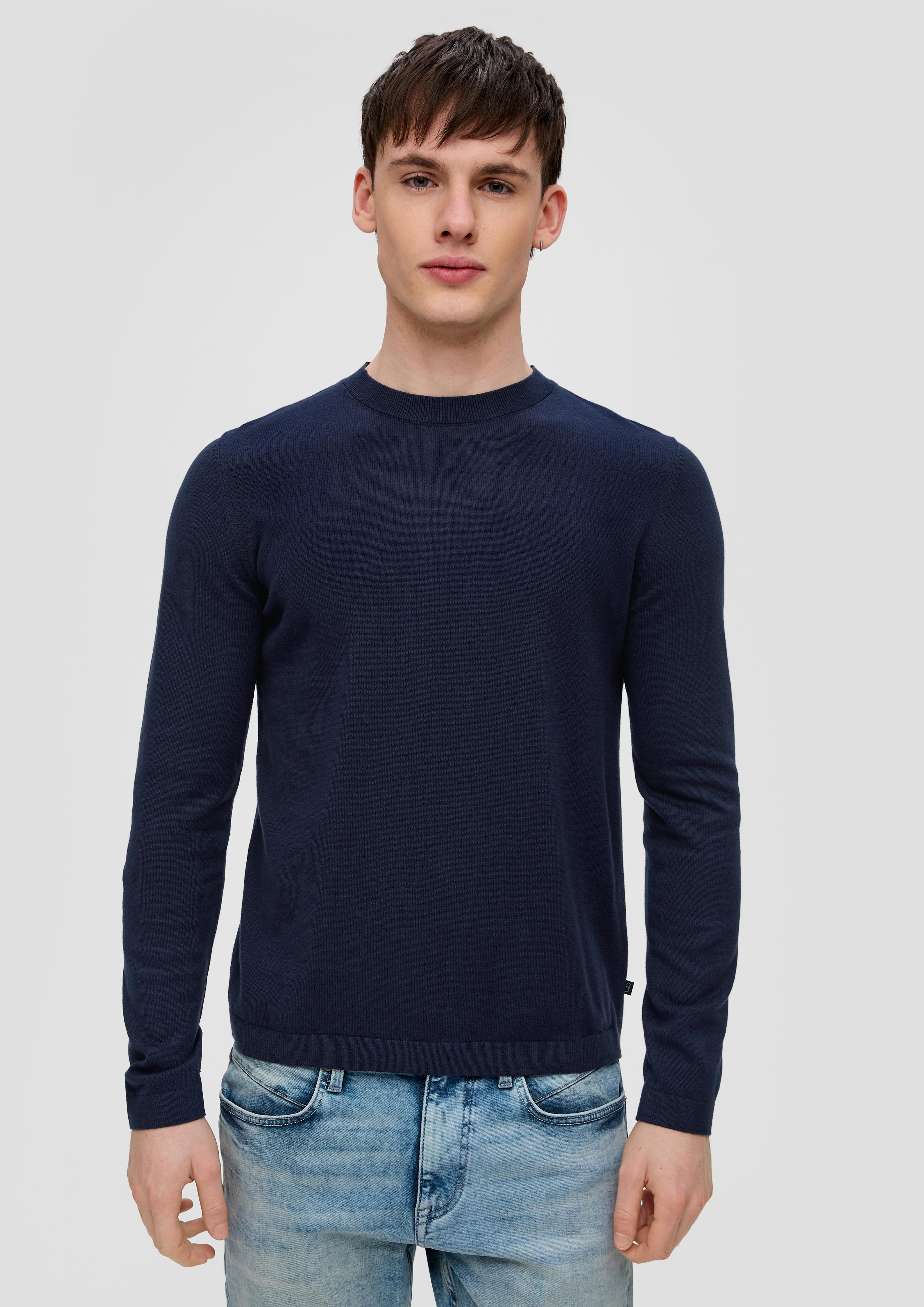 Strickpullover mit Crewneck  2141220-5884