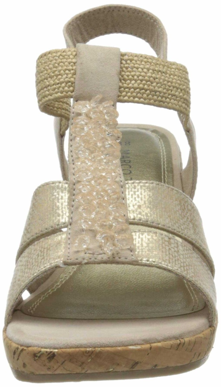 MARCO TOZZI Keilsandalen beige