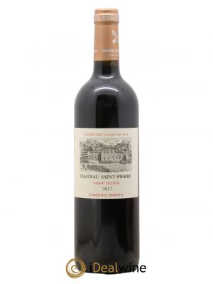 Château Saint-Pierre 4ème Grand Cru Classé  2017 - Lot de 1 Bouteille