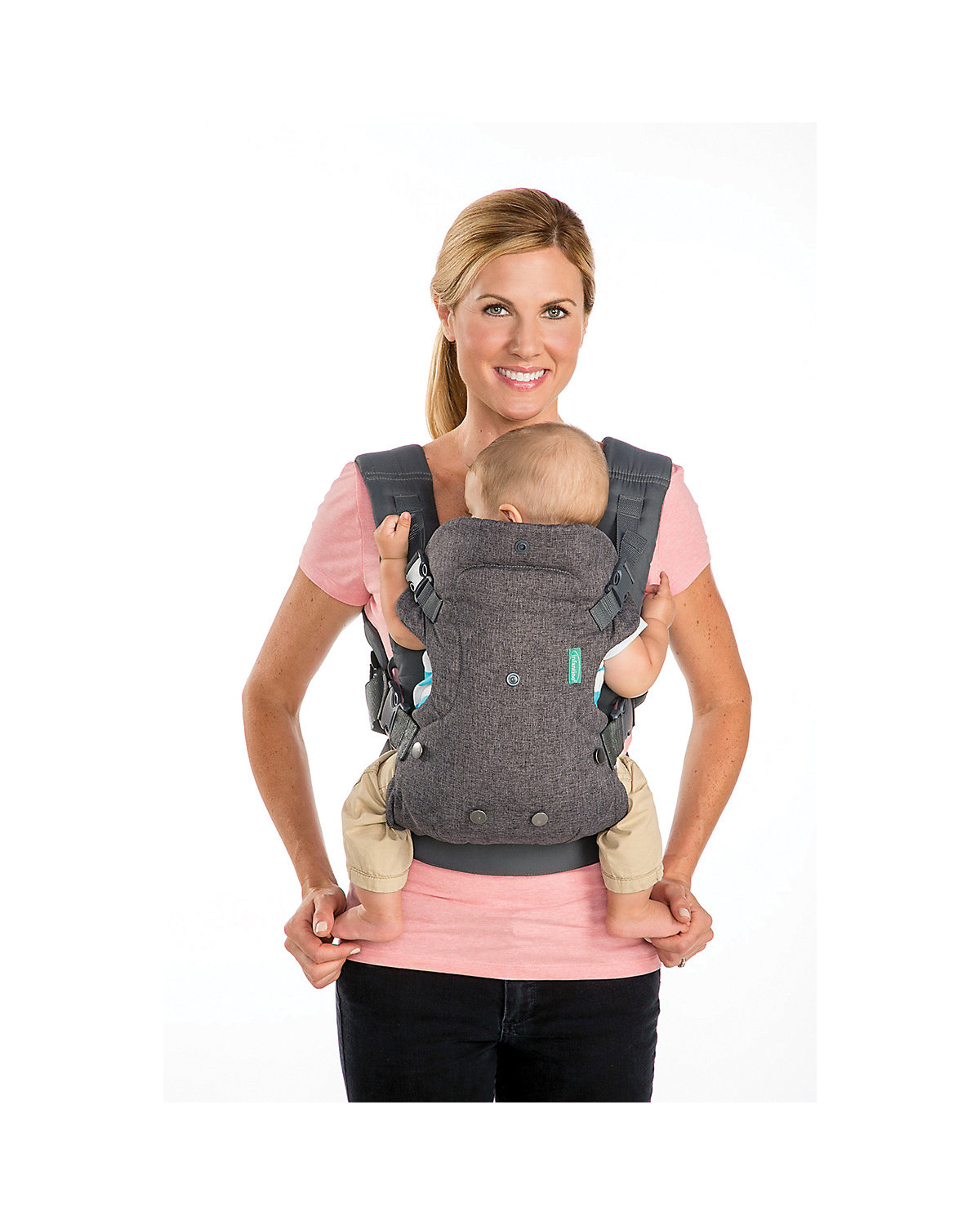 Babytrage Flip Advanced 4 in 1, grau/türkis